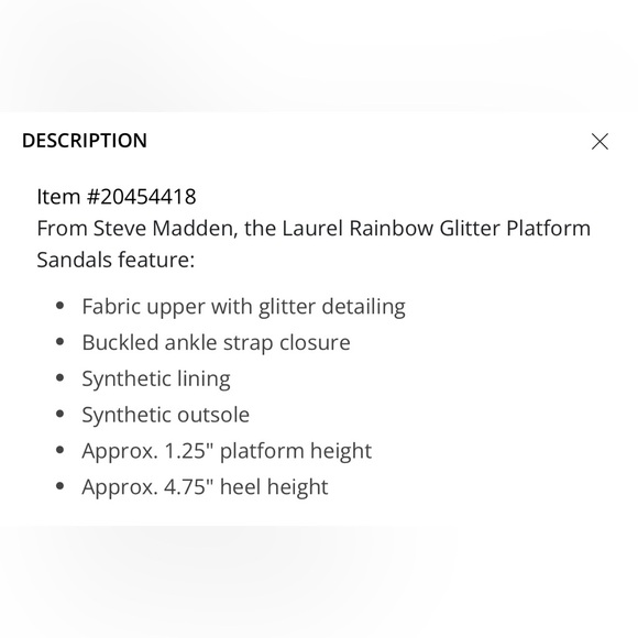 STEVE MADDEN LAUREL PLATFORM SANDAL NWOB - Picture 13 of 13